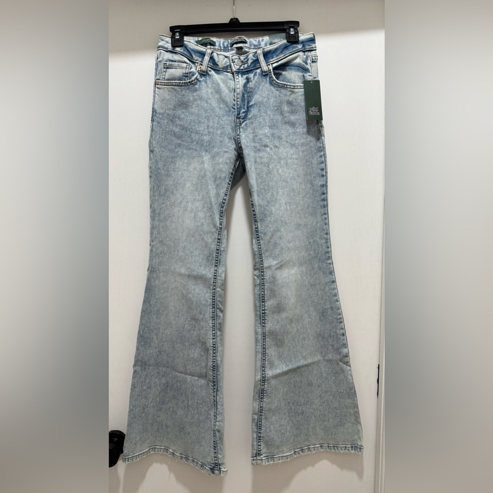 Women's Light Blue Flared Jeans